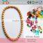 Safety material make teething necklace silicone baby chewable pendants