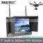 7" FPV monitor high definition diversity receivers sunshade cover dji s900 for aerial photography