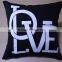 embroidered polyester/cotton canvas handemade printing backrest floor cushion