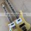 Weifang Rebon Double neck Ricken Left hand electric guitar/electric bass guitar/guitar