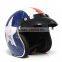 New design and popuare star ABS material motorcycle open face helmet for sale