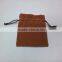 cheap drawstring velvet tea bag for sale