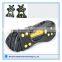 Black Anti-slip Pair Ice Snow Shoe Spikes mountain climbing tools