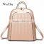 2016 Korean Style Girls PU Leather Backpack Bags for High School Students Supplier's Choice