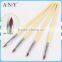 ANY Nail Art Clay Sculpture Nail Beauty Care Wood Handle Nail Art 3D Kolinsky Brush for Nail Sculpture