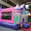 Pink Princess Inflatable Castle Bouncer Moonwalks