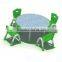 school plastic kids furniture height adjusted study table and chair for kids