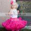 2015 Yiwu Factory Hot Sale Persnickety Girls Dancing Mini Skirts New Design Pettiskirt Baby Girl Ruffle Tutu Ballet Pettiskirt