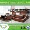 2014 Evergo leather sofa, China leather sofa chaise, Baochi modern sofa