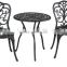 Beauty Butterfly Luxury Alum Cast Outdoor Garden Bistro Set