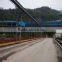Steel rubber composite piping for mining