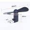 2016 new hot Portable OTG Mini Micro USB Large Wind Cooling Fan For Phone Desktop Laptop