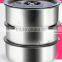 2.2 L 3 Layer Lunch Box Electric Rice Cooker Timing Stainless Steel Inner Pot