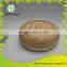 Handwoven bamboo teacup container with lid