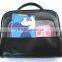 Transparent Cosmetic Pouch Clear PVC Zipper Bags with Handles