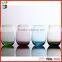 hand blown drinkware good quality clear glass red wine glass without stem