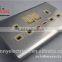 Competive price electric light brushed stainless wall switch and socket