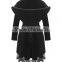BKL Nightwish Hooded Dress Black Bodycon Long Sleeve Goth Occult Witchcraft