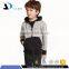 Hot Sale Full Zip and With Pocket 100% Cotton With Hood Tone High Quality Kids Sleeve Hoodie