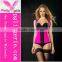 Wholesale instyle slimming steel bones latex steel boned vest