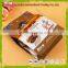 Custom printed quad seal flat bottom food grade plastic bags
