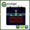 Flashing Lighted Augu Pura Drinking Water Customized Led Neon Sign