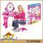 Fashion Design Pink Piano Pretend Glass Dresser Toy For Girl