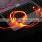 wholesale el light earphone,fashionable led earphone with mic,,new headset wtih led lightning
