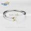 Sterling silver 10.5-11mm near round aaa grade pearl bracelet design