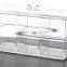 acrylic containers with lids makeup storage box