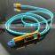 Charging and sync flat retractable multi-function usb data cable for iphone and android mobile