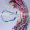 New Promotional customized zipper lanyards strap with soft pvc puller
