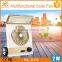 Hot selling mini solar light fan, 2W solar panel mobile charger air fan