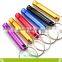 Free sample Aluminum alloy survival outdoor rescue camping whistles,factory supply Pocket Survival Rescue Emergency Whistles