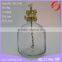 2016 new style crystal aroma oil bottle clear crystal oil perfume bottle