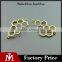 cute 7mm tiny hexagon shape matte gold honeycomb jewelry findings& components