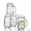 Clear Glass Mason Drinking Jars with Colorful Mattel lids Perfect for Picnic and Party Decor and Everyday Use