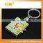 Custom metal promotional photo keychain