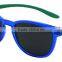Colorful revo lens plastic popular plastic multi colored adjustable changeable temple arms sunglasses