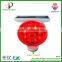 solar magnetic portable led road safety flashing light