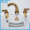 Professional Design 3 PCS Bathroom Faucet Antique Brass
