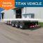 tri-axle semi trailer truck 40 tons with led rear lights