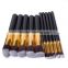 10pcs/kit synthetic hair foundation brush cosmetic makeup brush set