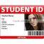 School Student id card / Custom Plastic Student id card / Campus card