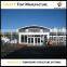 Curved design marriage party tent with decoration on sale