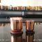 Brass candle cup copper candle jar with lid