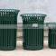 Arlau outdoor park metal bin steel with outdoor