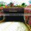 Home and outdoor decoration synthetic cheap hanging artificial plastic vertical green grass flower texture wall E08 04S06