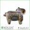 cheap coin box lovely design flower patterns horse shaped ceramic animal piggy bank