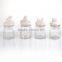 glass storage jar with ceramic clip lid